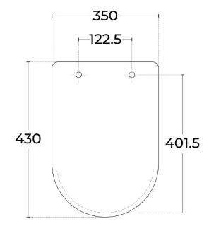Крышка-сиденье Sintesi SIN-CT-151BM дюропласт микролифт чёрный матовый